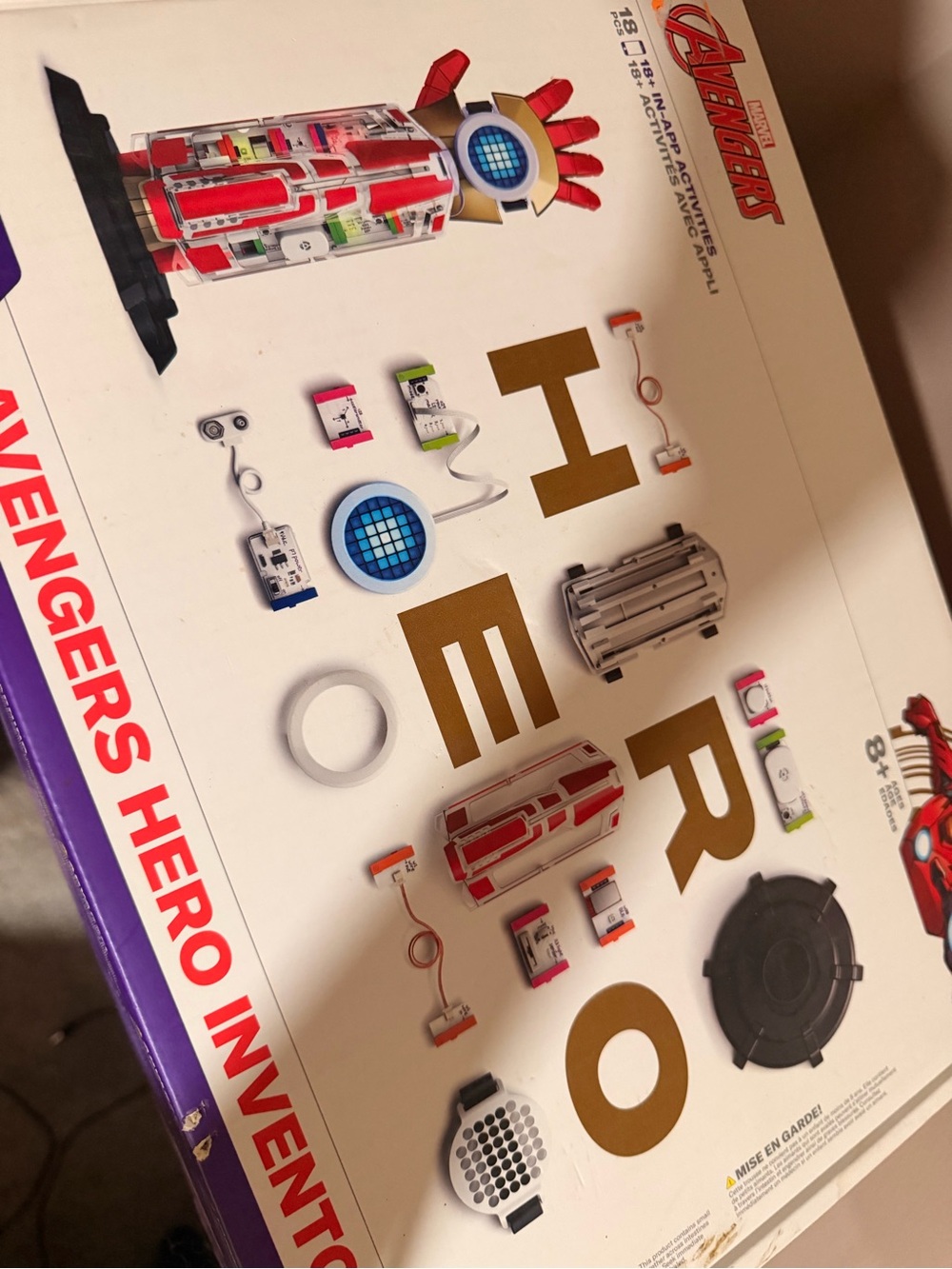 Marvel Avengers Hero Inventor Kit - Red, White, Gold, Purple